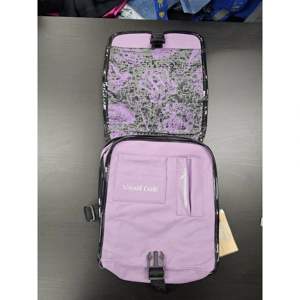 Hogwarts Mini‎ Backpack Girls Small Purple Glitter Harry Potter Castle School